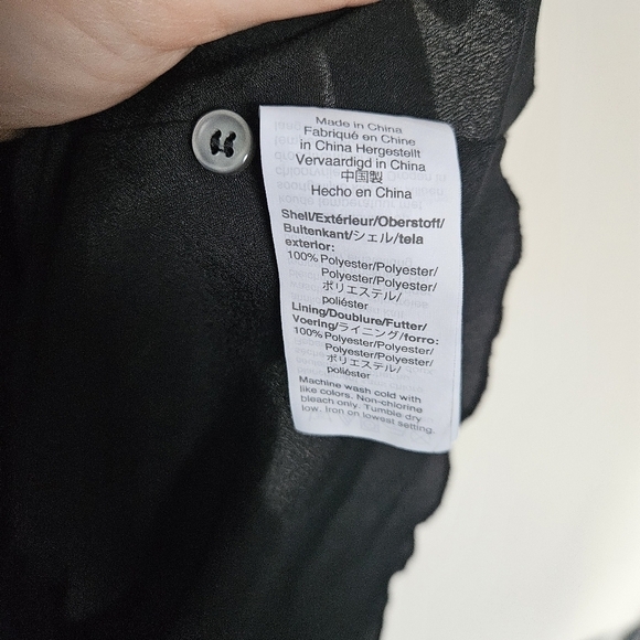 J.Crew Tiered Long Sleeve Midi Dress Black in Swiss Dot size 6 - Picture 6 of 10